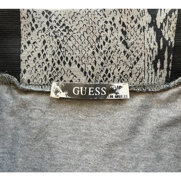 Guess Snake Skin Pattern Mini Skirt - Picture 2 of 4